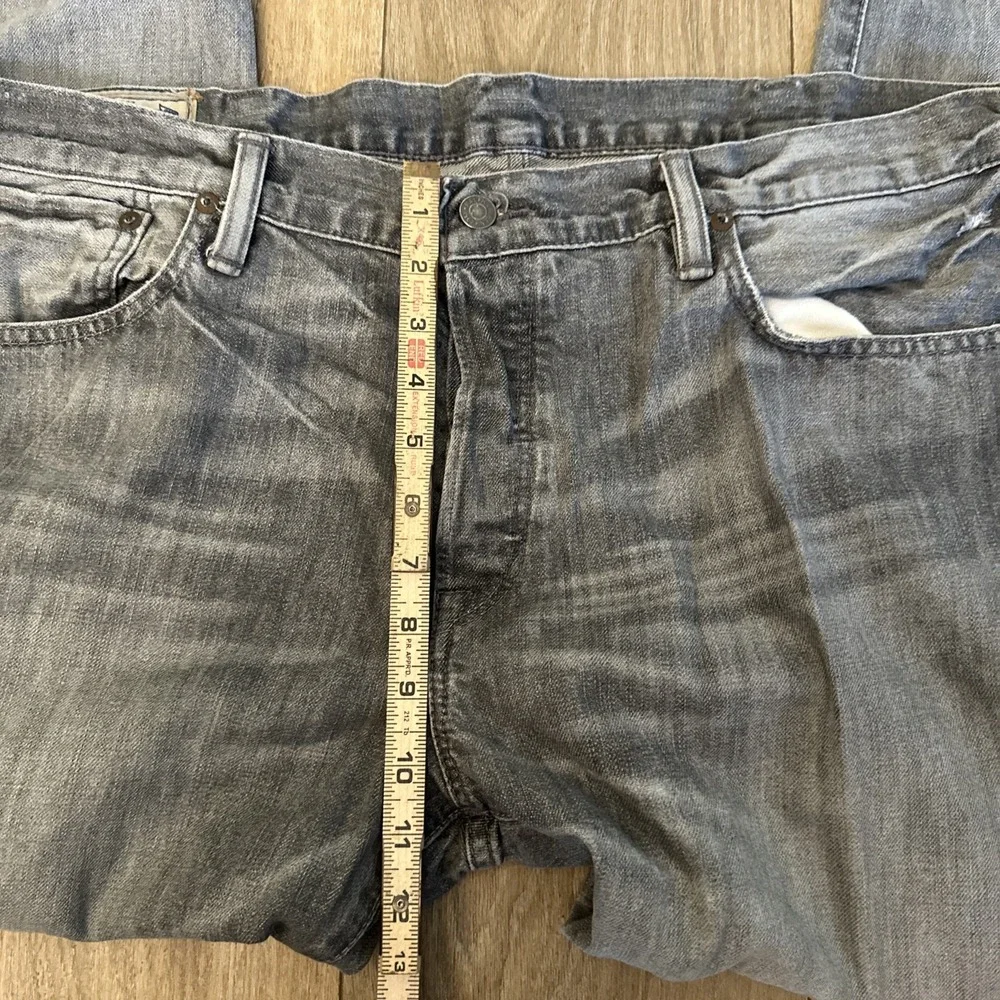 Polo Ralph Lauren Men's Jeans Denim Grey Distressed Grunge Size‎ 38x26